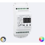 D�codeur dmx512 & rdm 12 - 24v dc cct / rgb / rgbw rail din 4 canaux rgbw
