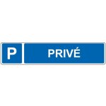 Panneau de signalisation pour parking  parking priv - 48 x 10 cm