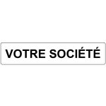 Panneau de signalisation pour parking personnalisable socit - 48 x 10 cm