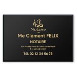 Decoho - plaque professionnelle personnalisée en plexi avec logo pour notaire avec fixation - format ... Decoho - plaque professionnelle personnalisée en plexi avec logo pour notaire avec fixation - format ...