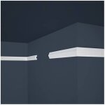 Decoon - cimaise d�corative - mod�le arrondi - polystyr�ne - 200x1, 8x3, 8 cm