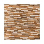 Decoon - parement bois blanchi fine lame 0, 57 m2 teck