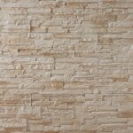 Parement imitation pierre beige bton 0, 52 m2