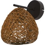 Decor paper drop applique murale, 1 x e27, non gradable, ip20, papier / m�tal, beige - osram