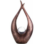 Décoration de jardin led lampe solaire sculpture bronze lumière décorative lampe d'extérieur, boule de ... Décoration de jardin led lampe solaire sculpture bronze lumière décorative lampe d'extérieur, boule de ...