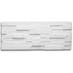 Decosa - panneau mural � d�corer sierra 3d - relief - aspect briquette - polystyr�ne - blanc - 20 x 50 ...
