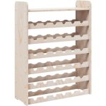 Dcoshop26 - casier range bouteilles tagre de rangement jusqu' 36 bouteilles de vin et panneau suprieur ...