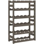 Dcoshop26 - casier range bouteilles tagre de rangement vin pour 30 bouteilles 6 niveaux en bois pin ...
