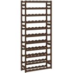 Décoshop26 - casier range bouteilles étagère de rangement vin pour 77 bouteilles en bois de pin marron ... Décoshop26 - casier range bouteilles étagère de rangement vin pour 77 bouteilles en bois de pin marron ...