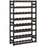 Décoshop26 - casier range bouteilles étagère de rangement vin 8 niveaux pour 56 bouteilles en bois de ... Décoshop26 - casier range bouteilles étagère de rangement vin 8 niveaux pour 56 bouteilles en bois de ...