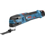 Dcoupeur - ponceur bosch gop 12v 28 - 2 batteries 12v 3. 0 ah, chargeur, coffret + 6 lames de scies ...