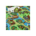 Dcoweb - echantillon tapis de jeu circuit - 15 x 20 cm
