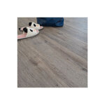 D�coweb ? lame de sol pvc rigide ? clic 5g ? parquet ch�ne gris bross� ? longueur 122 cm, largeur 18 ...