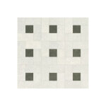 D�coweb - sol vinyle textile �conomique - dalles en pierre et cabochons - noir et gris - rouleau de 2m ...