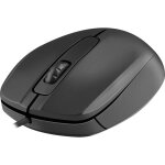 Defender - souris alpha mb - 507 optique 1000 dpi 3p noire clic silencieux