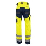 Lma - d�fense pantalon haute visibilit� poches genoux t38 jaune fluo / marine - 1667 t38