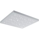 Defibrico - plafonnier led 36w - 5000lm - temperature variable 3000 a 6000k - blanc mat - trio - titus ...