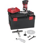 Flex - d�fonceuse et affleureuse sans fil 18 v - cer 18. 0 - ec / 2. 5 set, 2x 2, 5 ah et chargeur en ...
