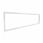 Cadre d'encastrement - dalle led 120x30 - faux plafond placo ba13 - aluminium blanc