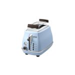 Grille pain - toaster electrique icona vintage delonghi ctov 2103. az - 2 fentes - 6 positions - bleu ...