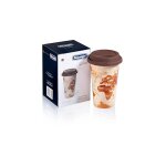 Hot coffee travel mug isotherme en c�ramique motif adventure - delonghi