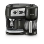 Delonghi - machine expresso combiné pompe bco261b. 1 - 15 bars - dosettes et café moulu - noir et blanc ... Delonghi - machine expresso combiné pompe bco261b. 1 - 15 bars - dosettes et café moulu - noir et blanc ...
