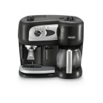 Delonghi - machine expresso combin� pompe bco261b. 1 - 15 bars - dosettes et caf� moulu - noir et blanc ...
