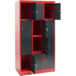 Armoire 12 casiers - vestiaire - collectivits - atelier - cole