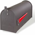 Dema - boite aux lettres am�ricaine - acier gris