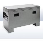 Dema - coffre de chantier verrouillable grey xl - 170 litres - acier