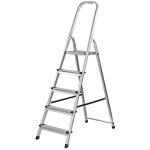 Dema - escabeau en alu 5 marches - pliable - echelle