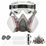 Demi - masque respirateur réutilisable 6200 - protection respiratoire avec lunettes de sécurité (gris) ... Demi - masque respirateur réutilisable 6200 - protection respiratoire avec lunettes de sécurité (gris) ...