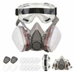 Jamais utilis]demi - masque respiratoire rutilisable 6200 masque  gaz 1 masque + 1 masque pour les ...