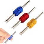 D�monte obus de valve, valve pneu outil remover, �tes tournevis outils de reparation de valve, valve ...