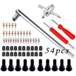 Demonte valve pneu outil, valve core remover pour voiture remplacement, tr412 valve pneu, valve core, ...
