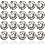 Denuotop - roulement  bille, 608zz roulements  billes, 20pcs speed bearings roulements  billes de ...