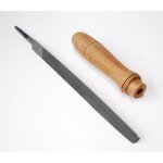 Lime triangulaire � m�taux batarde 15x200mm manche en bois derancourt