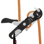 Descendeur escalade autobloquant avec mousqueton de s�curit� pour sauvetage et descente