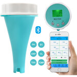 D�tecteur de chlore r�siduel pour piscine yc01 / ph / ce / orp / application bluetooth / moniteur de ...
