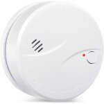 D�tecteur de fum�e sans fil avec 10 ans batterie au lithium, d�tecteur de fum�e � d�tecteur photo�lectrique ...