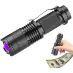 Dtecteur de lumire uv portable, lampe torche uv - lumire uv portative  led - lampe de poche tanche ...