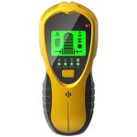 D�tecteur de m�taux mural 4 en 1, avec �cran lcd, d�tecteur de goujons, d�tecteur avec batterie 9v jaune ...