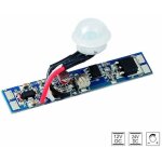 Dtecteur de mouvement pour profil bandes led 12 / 24v 8a 96 / 192w sensibilit rglable  souder 10x57mm ...