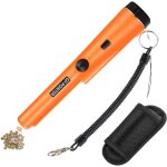 Detector de metales porttil, puntero de metal ip66 resistente al agua con indicador led incorporado ...