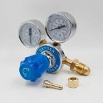 D�tendeur de pression en laiton de taille moyenne d�tendeur de pression d'oxyg�ne en laiton filetage ...