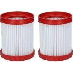 Deux cartouches filtrantes hepa, compatibles avec l'aspirateur eau et poussi�re gas 18v - 10l