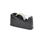 D�vidoir de scotch ruban adh�sif - rouleaux grande taille - noir - rapesco
