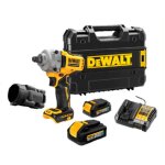 Dewalt - boulonneuse � chocs 1 / 2'' dcf891ehgt - qw brushless 812 nm - powerstack xr 18v 2x1. 7 / 5ah ...