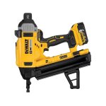Dewalt - cloueur bton et acier 18v dcn890p1 - qw brushless avec un coffret et une batterie 5, 0 ah18v ...