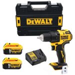Dcd708p2t - qw perceuse visseuse sans fil brushless xr 65nm 18v - 2x5. 0ah batteries + chargeur en tstak ...